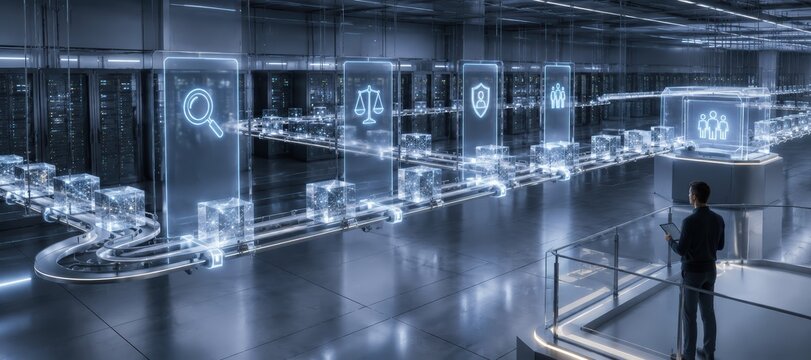 Ethical AI Supply Chain in a Transparent Server Room
