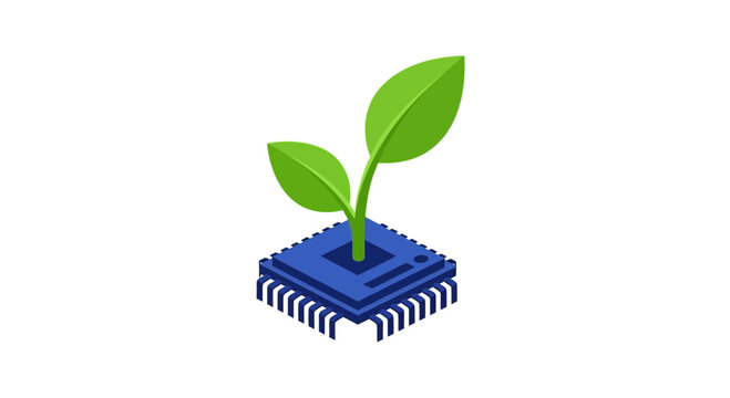 Innovative Fusion of Technology And Nature Showcasing Sustainable Growth and Future Prosperity