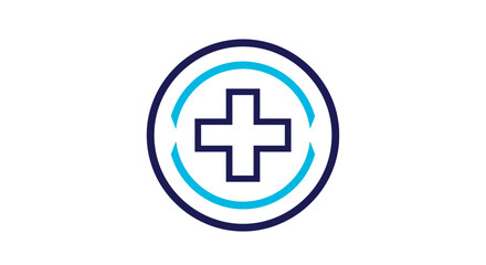 Fototapeta premium Innovative Healthcare Symbol Emphasizing Wellness, Medical Aid, And Positive Health Solutions