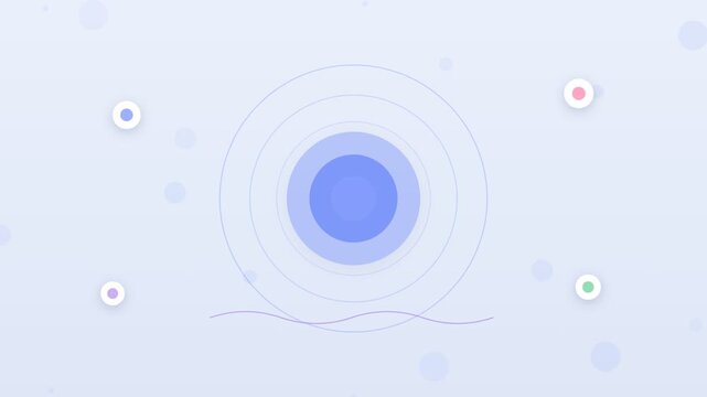 Flat design wellness goal completion with icons forming a health badge