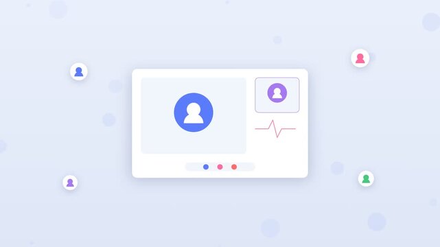 Flat design online dermatology consultation with skin scan and reply