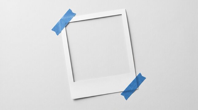 Blank Instant Photo Frame Mockup