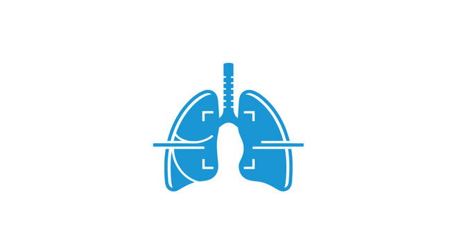 Medical Illustration Of Lungs Targeting And Respiratory System Examination Concept