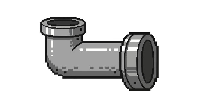 Elbow pipe fitting plumbing connector.