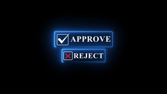 Business professionals indicating approval with a check mark on quality documents and project controls, demonstrating excellence in document accuracy and ISO certification standards.4k motion video