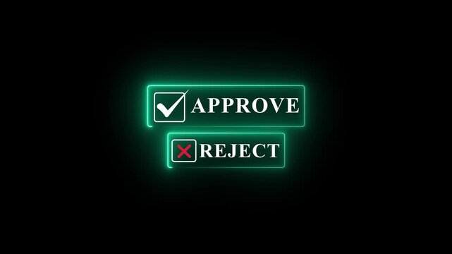 Business professionals indicating approval with a check mark on quality documents and project controls, demonstrating excellence in document accuracy and ISO certification standards.4k motion video