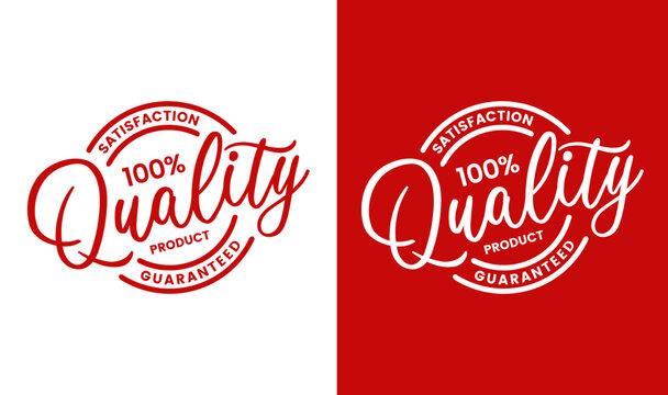  100 percen quality product stamp vector sign