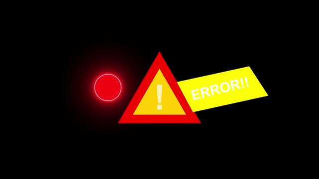 Emergency Lights Overlays Fire truck with flashing lights on Emergency ambulance responds to a call Red police flashing emergency siren light with rubber stump error text, danger sign animation.