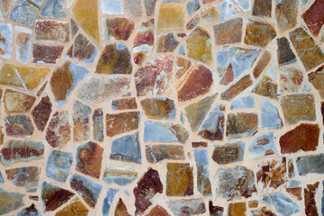 Fototapeta premium Close-up of a natural stone wall
