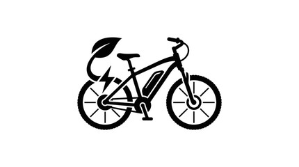 Fototapeta premium Electric bicycle with battery pack.
