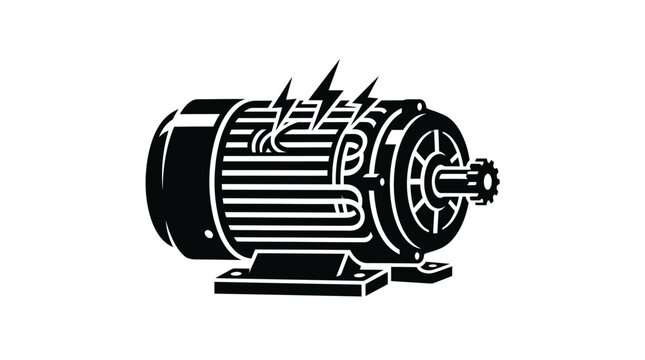 Electric motor industrial machine component.
