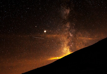 Vía Láctea desde el Mulhacén, Granada. © Laura