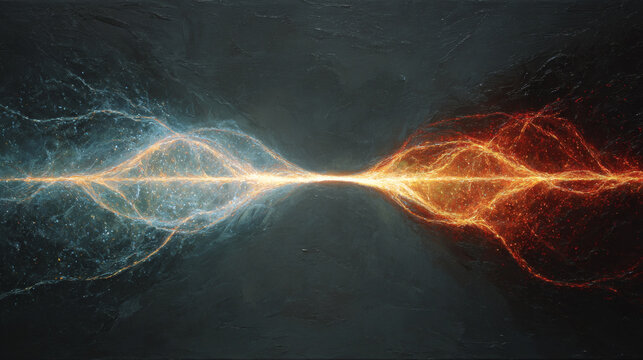 Opposing Forces Abstract