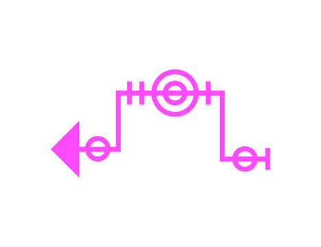 geometric shape arrow