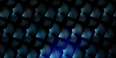 Abstract digital pattern with blue light gradients and shapes