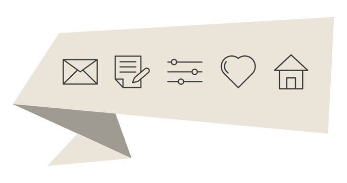 blogger and influencer outline icon set. thin line email, copywriter, hipster, home icons. editable vector