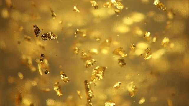 Luxury transparent cream gel with sparkling 24k gold floating particles serum, beauty products, wellness ads cosmetic Skin care, face creme, mask, body lotion, moisturizer, fluid. Abstract background 