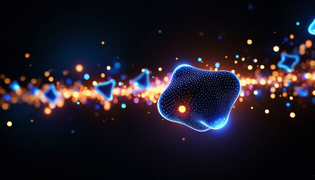 Quantum Particle Core with Energy Stream