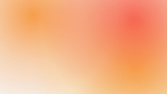 Abstract peach orange and coral gradient background animation