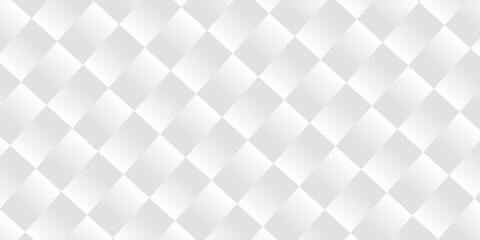 Fototapeta premium Abstract 3d modern square background. White and grey geometric pattern texture. vector art illustration