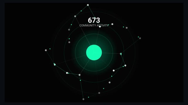 community activity pulse Animation loop