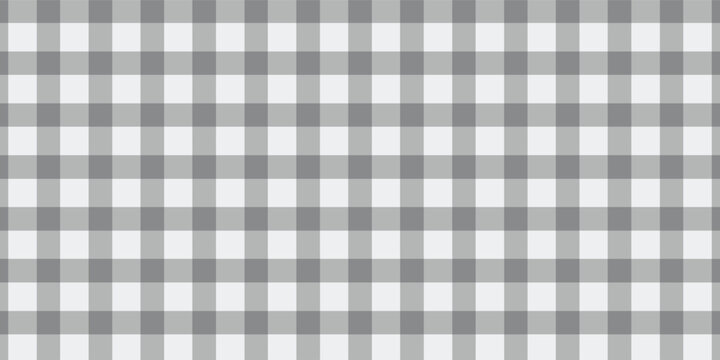 White and grey plaid pattern classic background.Vector ilustration