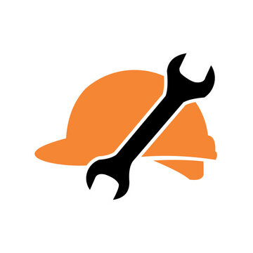 coolie hat in orange and black