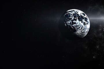 Fototapeta premium Moon in galaxy astronomy outdoors planet.