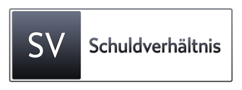 SV - Schuldverh&auml;ltnis - Abk&uuml;rzung aus deutschem Recht, Verwaltung