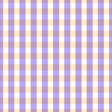 Purple and yellow gingham check pattern