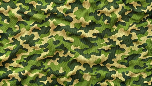 Seamless army green camouflage texture background