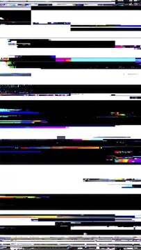 Abstract creative glitch overlay texture. Geometric pixel pattern, AI generated