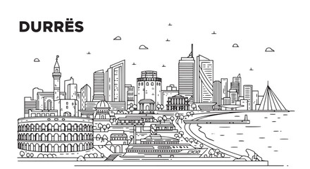 Durrs Skyline Illustration © creations sanddollar