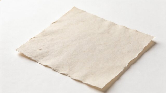 Sheet of textured paper on white surface