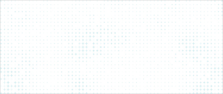 Medical healthcare background. Light blue cross pattern. Math plus symbol wallpaper. Tech backdrop for presentation, banner, booklet, brochure, leaflet.Eps10