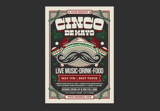Cinco De Mayo Flyer