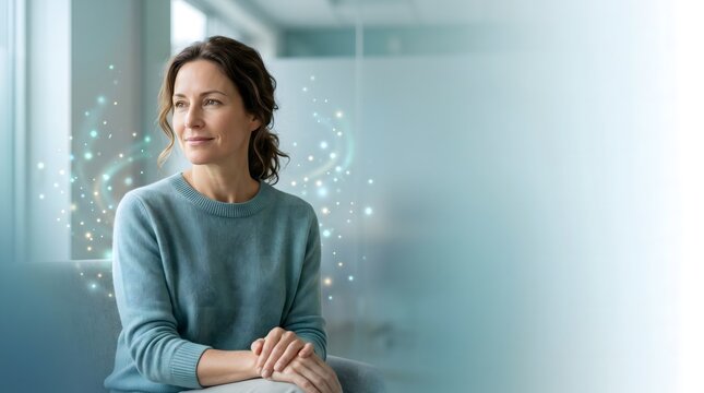 Healing Energy and Emotional Wellness Portrait