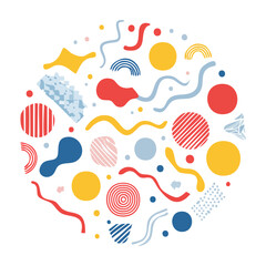 Fototapeta premium Abstract brain with radiating thought elements
