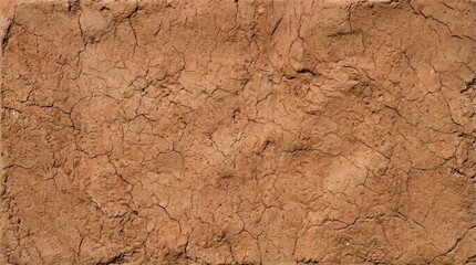 Fototapeta premium Detailed cracked earth texture background seamless full frame