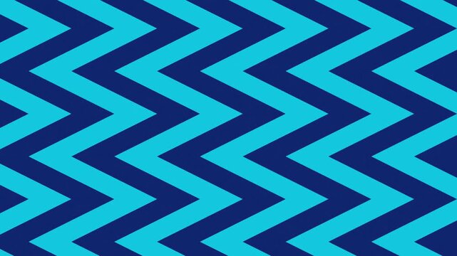 Abstract Interlocking Solid Cyan and Navy Diagonal Geometric Shapes Loop