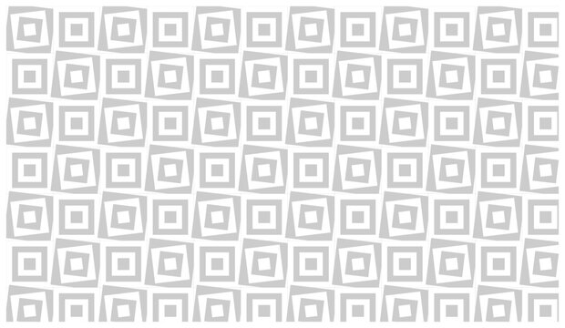 Geometric Pattern With Repeating Square Shapes In Light Gray Color