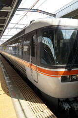 Fototapeta premium 高山本線からの車窓風景2020年 キハ85系（特急ひだ 廃車両）