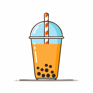 Bubble Tea Illustration