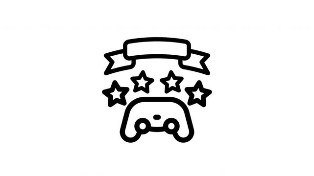 achievement minimalist stroke animation