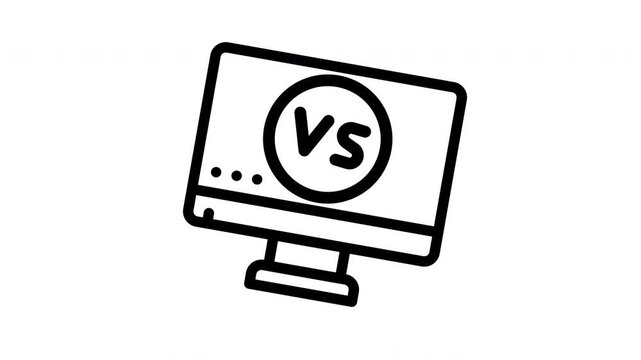 versus minimalist stroke animation