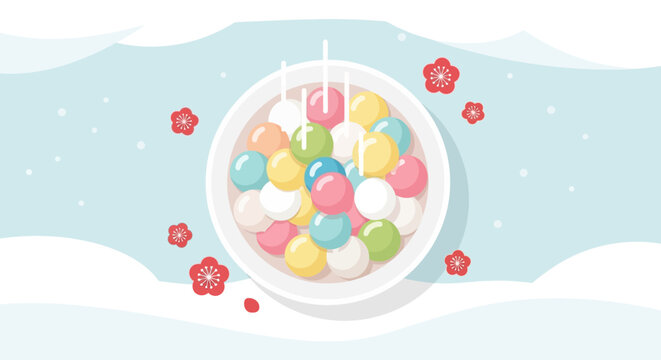 Colorful Easter Candy Bowl.