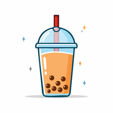Bubble Tea Illustration