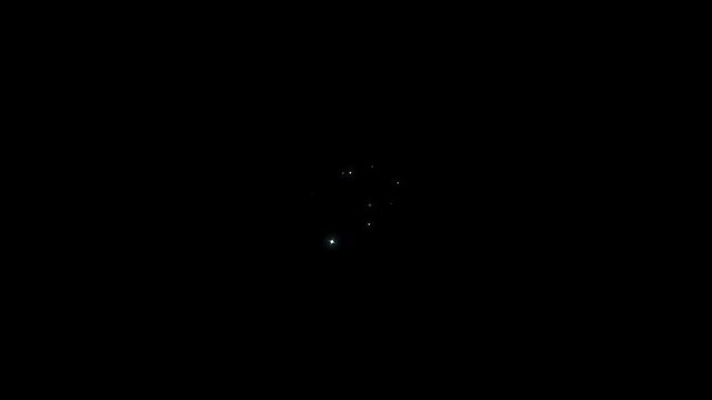 Sparkling starlight burst, astronomy, white glitter shimmer particles, explosion, glowing fairy dust blast motion, twinkling magic effects and elegant star blink overlay on chroma key black screen.4K