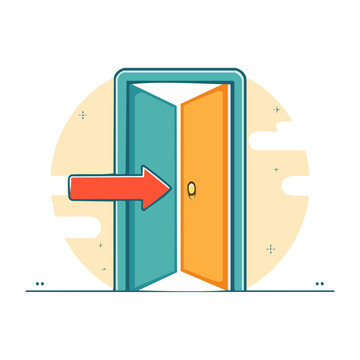 Flat design 3D file folder with tabs