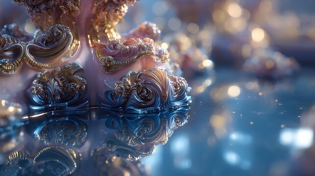 specular highlights, organic flowing shapes, soft edges, composed of translucent frosted glass, centered cinematic focus, global illumination, vray render, anisotropic filtering, volumetric